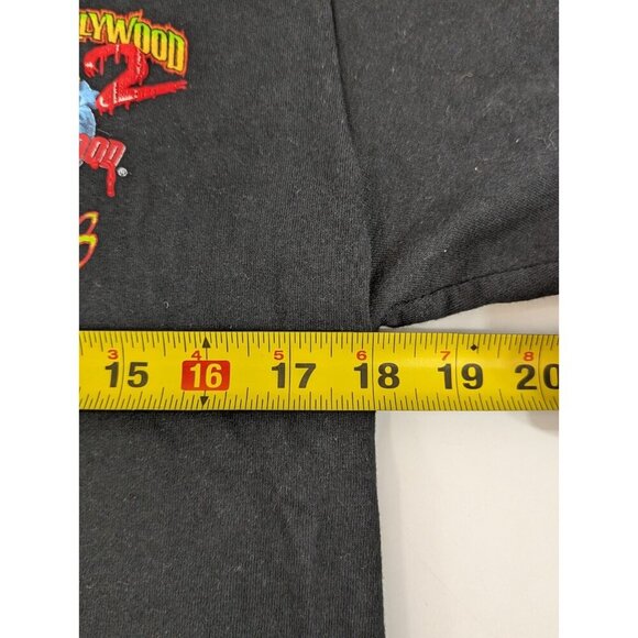 Haunted Hollywood 2 Planet T-Shirt 1998 Mens Size Medium 100% Cotton Black - Picture 8 of 9